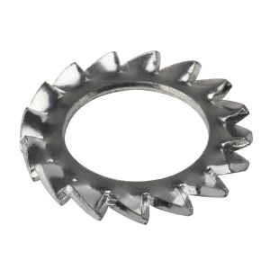 Quality DIN6798 (A) Galvanization / Plain Serrated Lock Washers With External Teeth for sale