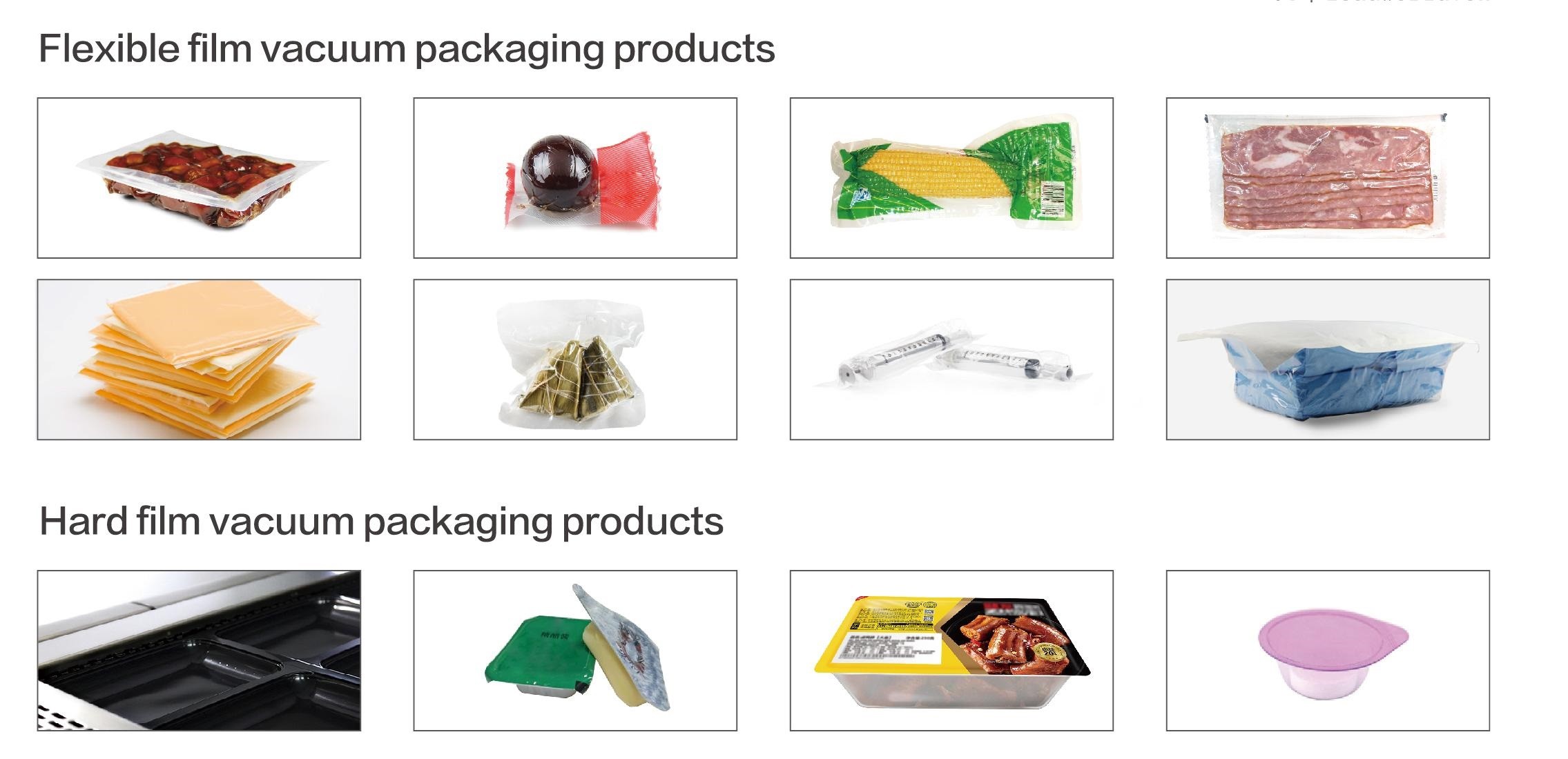 Auto Thermoforming Vacuum Packing Machine Complete Sachet Packaging Line