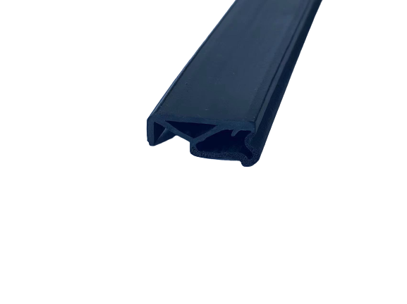 Black Rubber Extrusion Profile for Custom Service EPDM Seals Profile Extruded Molding