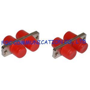 Quality Rectangular FC SM Duplex Fiber Optic Adapter High Precision Alignment for sale