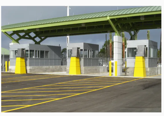 Steel Structure Car Shed Erdurable Architecture Provide Security For Vehicles