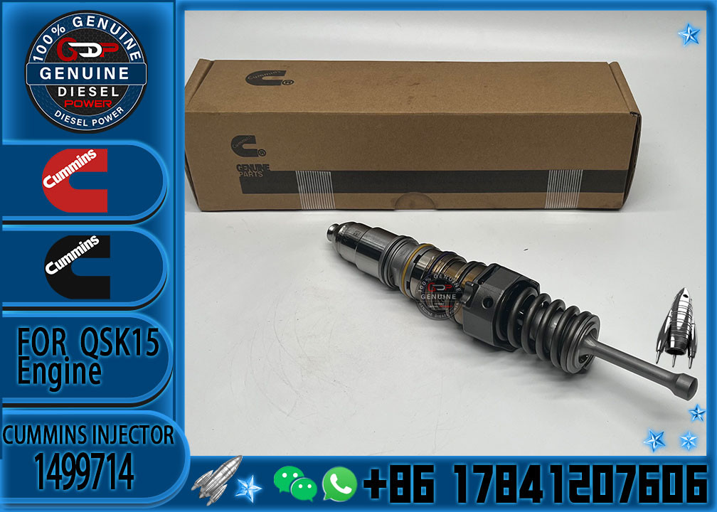 common rail diesel injector Diesel Fuel Injector 1499714 For cummins QSX15 ISX15 X15 DT12.11L01 engine