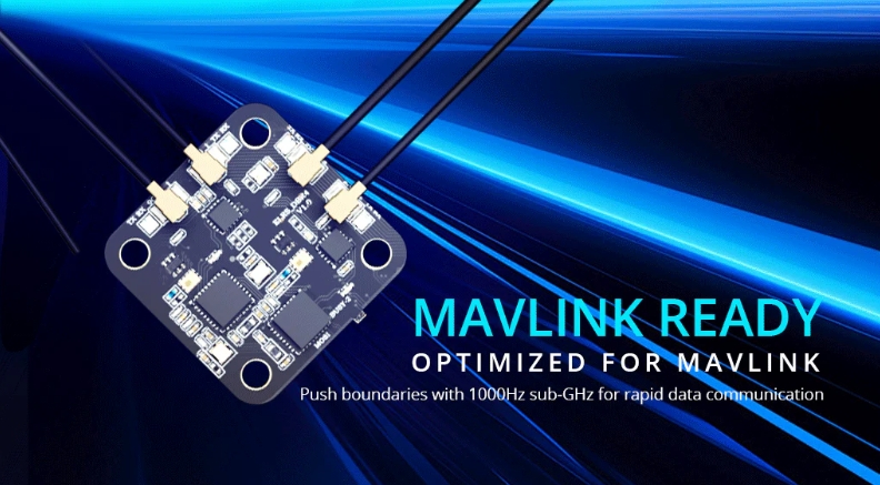 RadioMaster DBR4 Dual Band Gemini ExpressLRS Receiver Module 2.4GHZ 868/900MHZ RX Antenna Remote Control FPV Racing Drone Parts