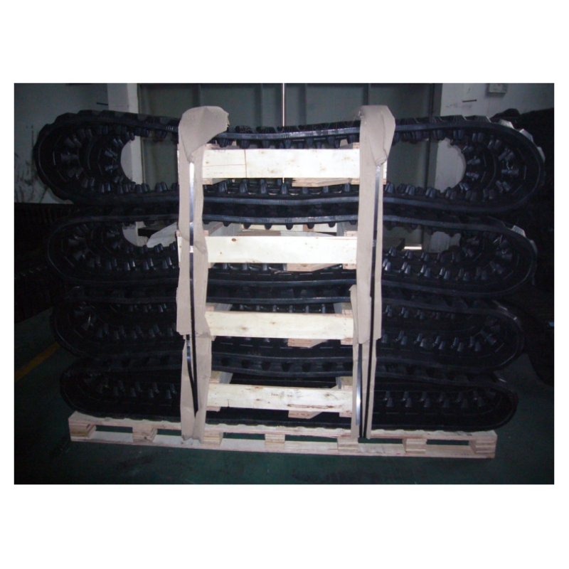 Continuous CTL Rubber Tracks 450x86BLx52 with Endless Steel Cable for NEUSON 1100T Skid Steer Loaders up to 4000kg
