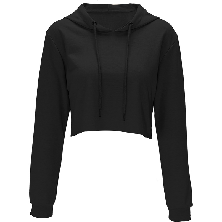 Women's Sexy Long Sleeve Hoodie with Openwork Design Casual Style in Multiple Colors