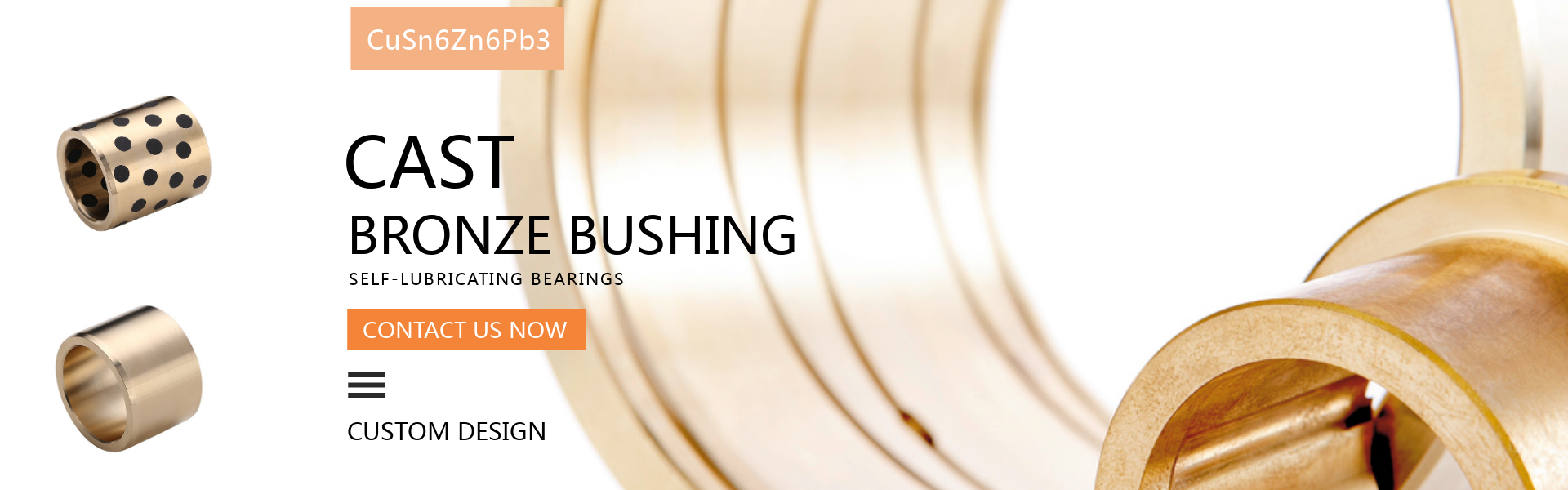 CAST BRONZE BUSHING Copper Nickel Aluminium Bronze Slide Plate with Graphite Inset for Self-Lubricating Bearings