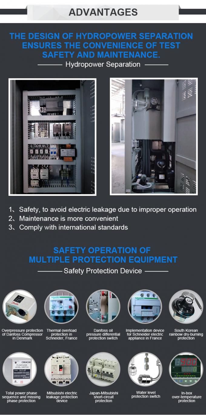 Single Door  Thermal Shock Test Equipment Touch Screen Thermal Shock Chamber 2