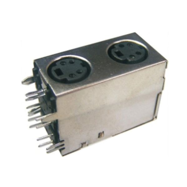 Mini Din Connector 8pin female Socket S terminal