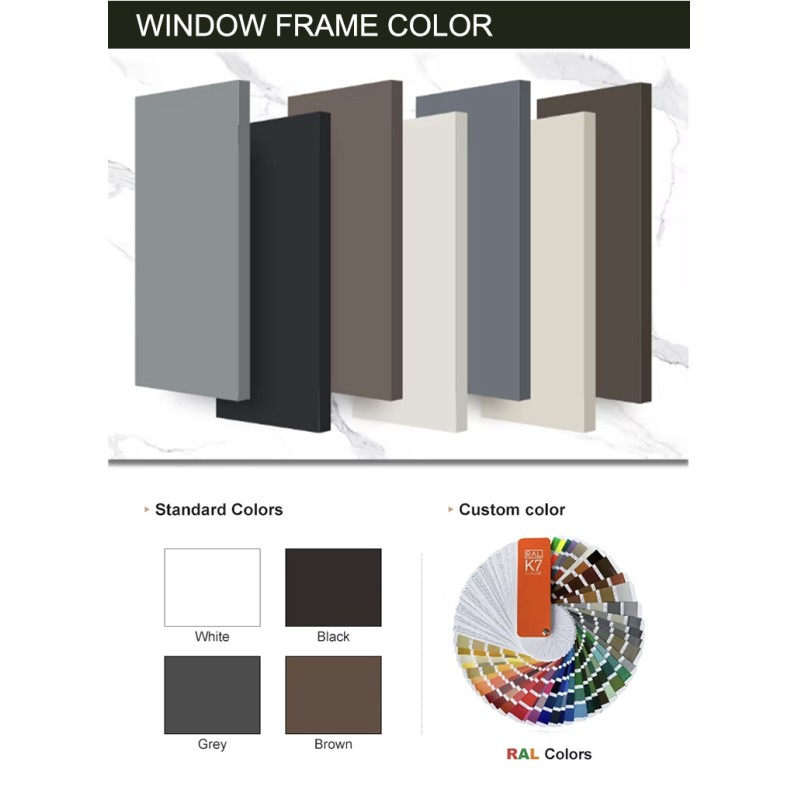 Customized Heavy Sliding Door Aluminium Window Making Materials Aluminum Construction Thermal Energy-Saving 5-Year Warranty