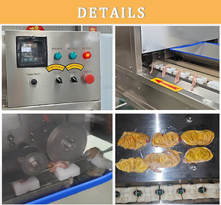 Fully Automatic Poultry Chicken Duck Gizzard Opening Cleaning Machine