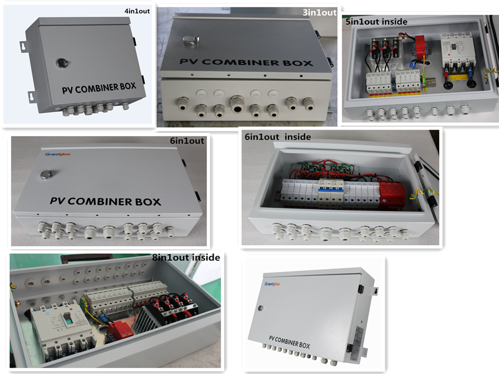 Solar Panel PV Combiner Box Photovoltaic Combiner Box Lightning Protection