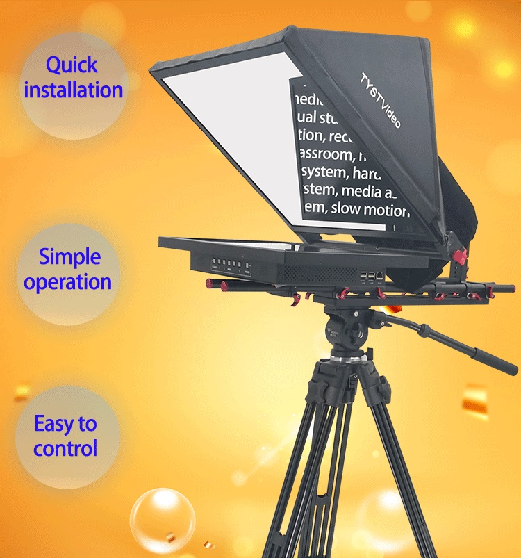 24 Inch Bestview Teleprompter Vidro The Ideal Choice for TV Broadcast Studio Prompter