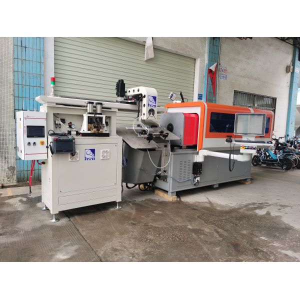 Automatic Wire Bending Equipment Ten Axes Controlled With 70m / Min Feeding Speed
