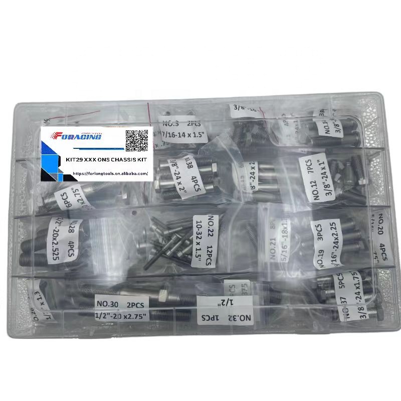Universal Fitment SPRINT CAR XXX ONS CHASSIS TITANIUM Triple X Sprint Car Bolt Kit Complete Grade 8 OR Q/C R/R S/P PLUS BOLT KIT