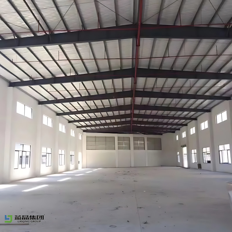 Precision Prefab Steel Warehouse Bolted Connection Portal Frame Structure