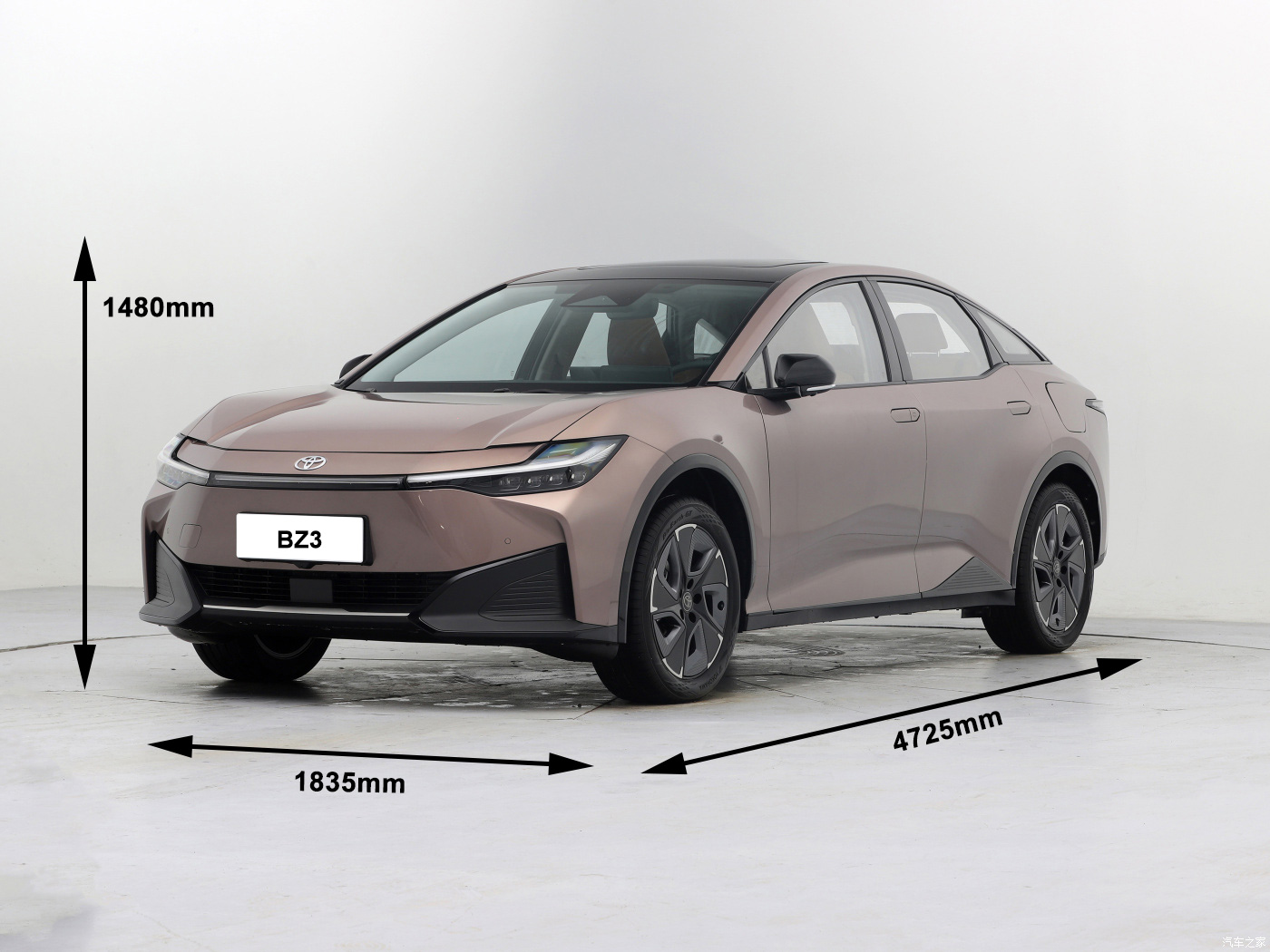 2023 To-yota Energy Vehicle Bz3 Sedan EV Left Hand Drive 4725mm*1835mm*1480mm High Speed 0km Used Electric Car for Adult
