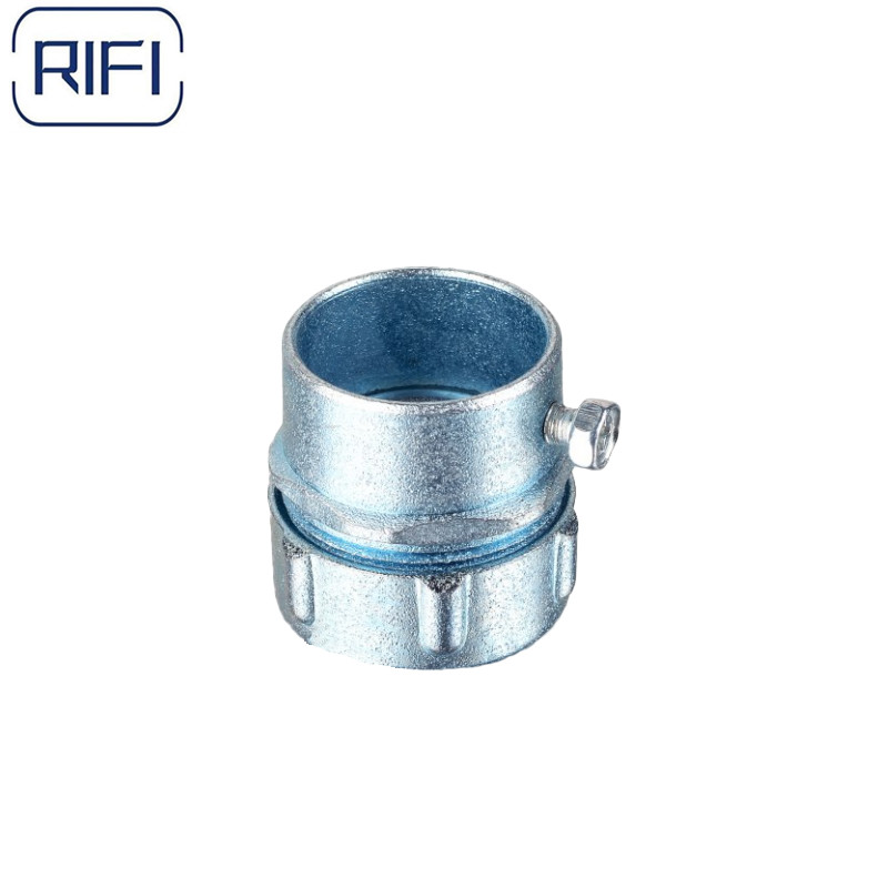 Zinc Flexible Conduit Adaptor DKJ Flex To Steel Pipe Adaptor 3/8"-4"