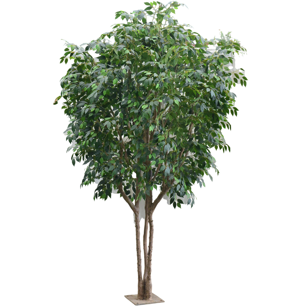Factory Price Custom Large Green Ficus Tree Look Natural Fake Olive Tree Artificial Big Banyan Tree for Indoor Home Hotel
