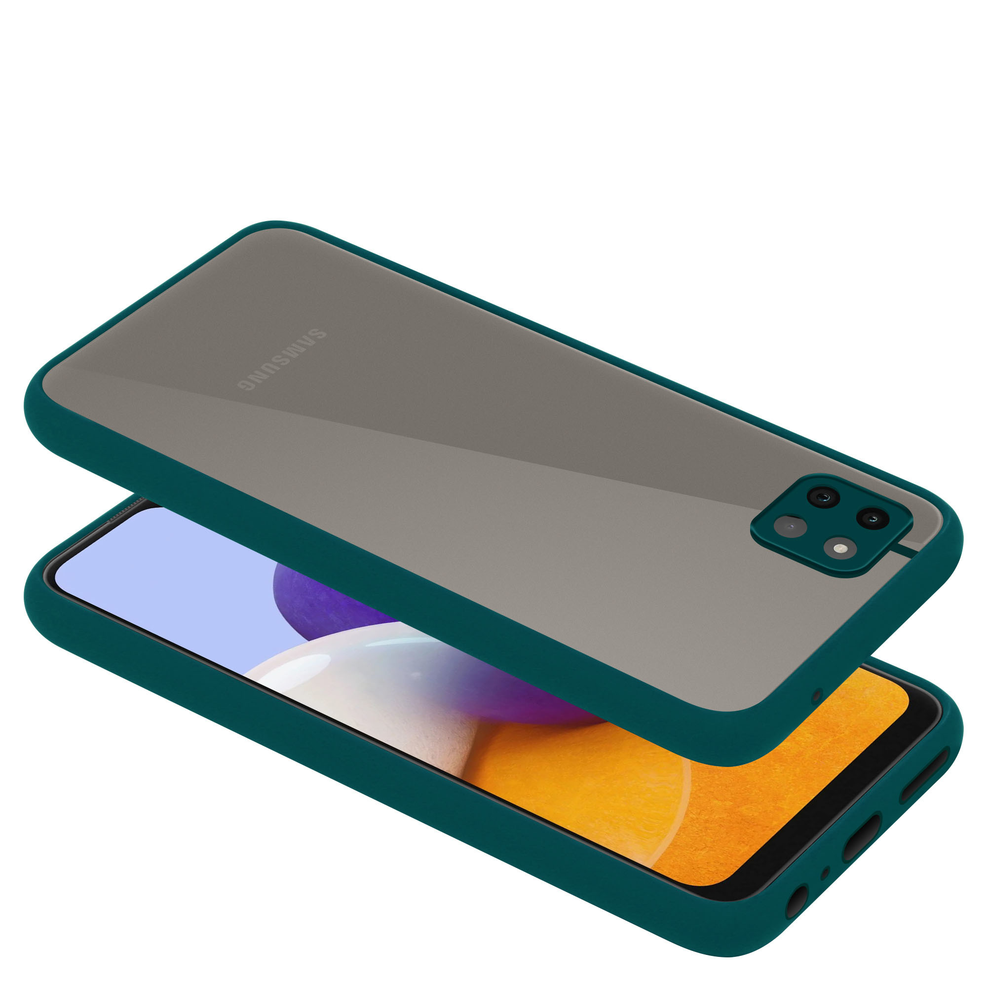 Diy Colorful Button Shockproof Phone Cases For Samsung Galaxy A22 5g Matte Plastic