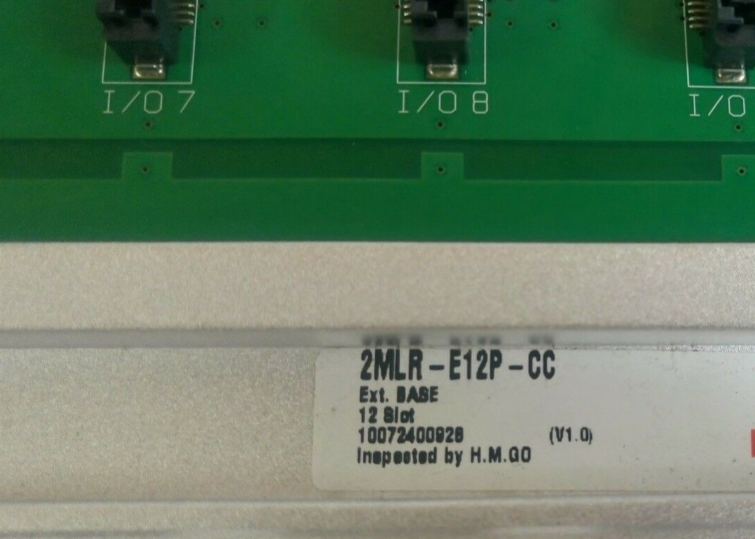 Ovation Honeywell 2MLR-E12P-CC brand new and original, MasterLogic 200 Module Expansion Chassis.