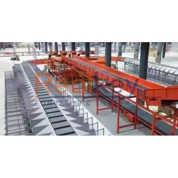 Adjustable Fire Resistant Sorter Conveyor System Parcel Sorting Machines