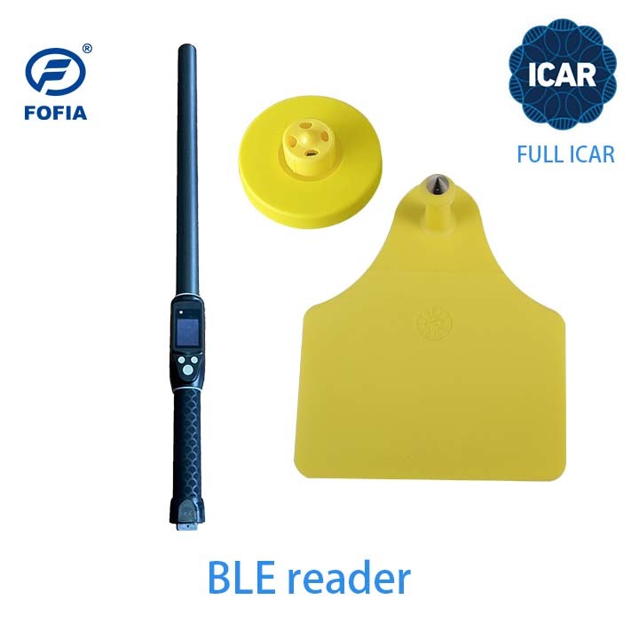 ISO11784/85 FDX-B Livestock Ear Tag Set Durable Waterproof TPU ET908 + T901