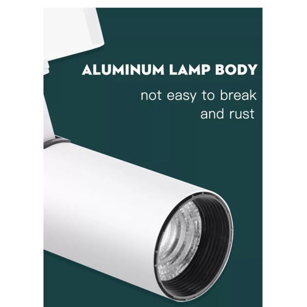 OEM LED Track Spotlight Die Cast Aluminium Linear Track Lights