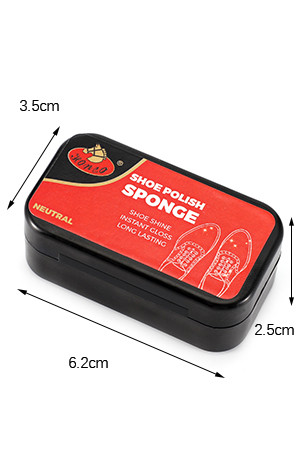 Shoe Shine Sponge Mini Cuboid Upgrade Leather Shoe Care Routine With Neutral Boot Shining Soft Sponge OEM