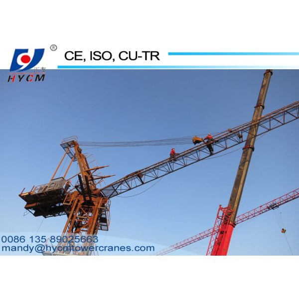25t 50m jib Luffing Crane Derricking Tower Crane for Construction Building
