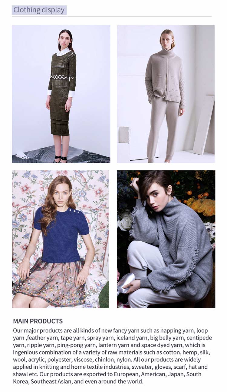 Wholesale 42%R 28%Ny 30%PBT blended anti-pilling core spun yarn for knitting fabric and sweater