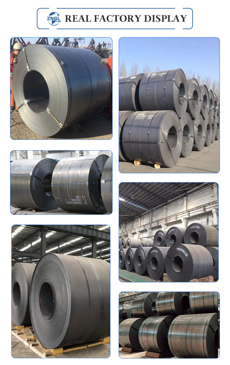 Hot Rolled 4FT Width Mild Steel 0.8*245 Low Carbon Steel Strip Coil