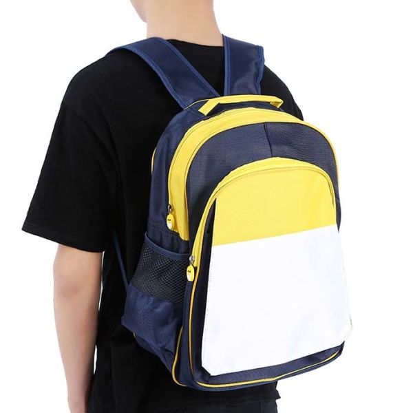 Custom Logo Oxford Sublimation Blanks Book Storage Bag Custom Sublimated Backpacks For Kids
