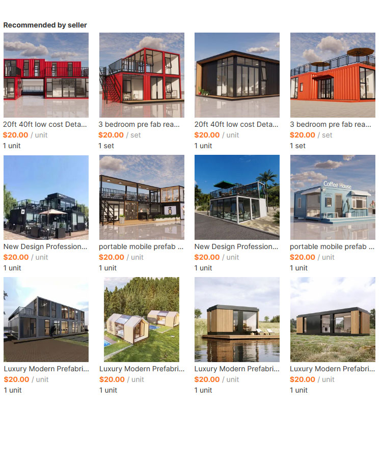 Foldable Residential Container Houses 20 Ft Double-Wing Expansion Box for Easy Living