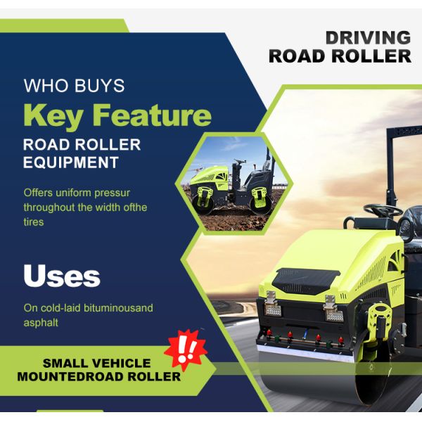 1ton 2 Ton 3 Ton Road Roller Vibratory Rolller Machine Asphalt Ride on Mini Compactor Road Roller