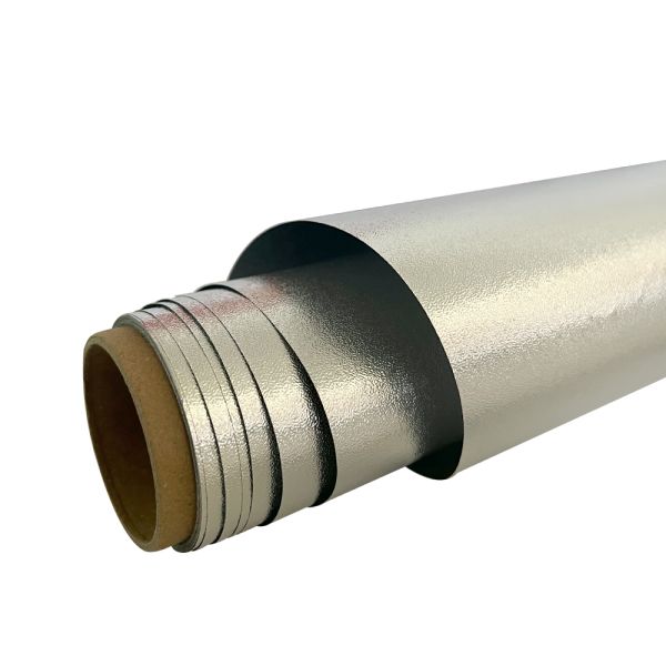 Customized Logo Kitchen Silver Embossed Aluminium Foil Roll With Sheet Cutter