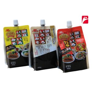 Quality Top Spout 3 Side Seal Bag Flatt Bottom With Laminated NY / AL / PE Material for sale