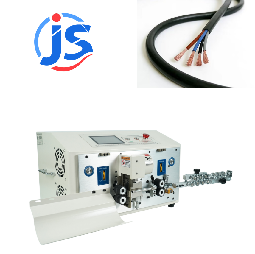 High Efficiency Cable Cutting Machine Inner Outer Layer Cable Cut Strip Machine