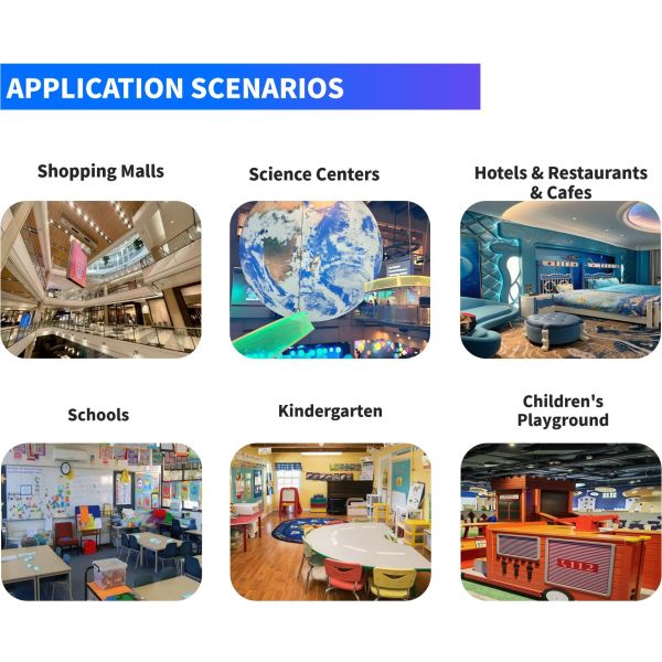 1920x1200 Floor Projector Game System Multi Players Interactive Floor Display