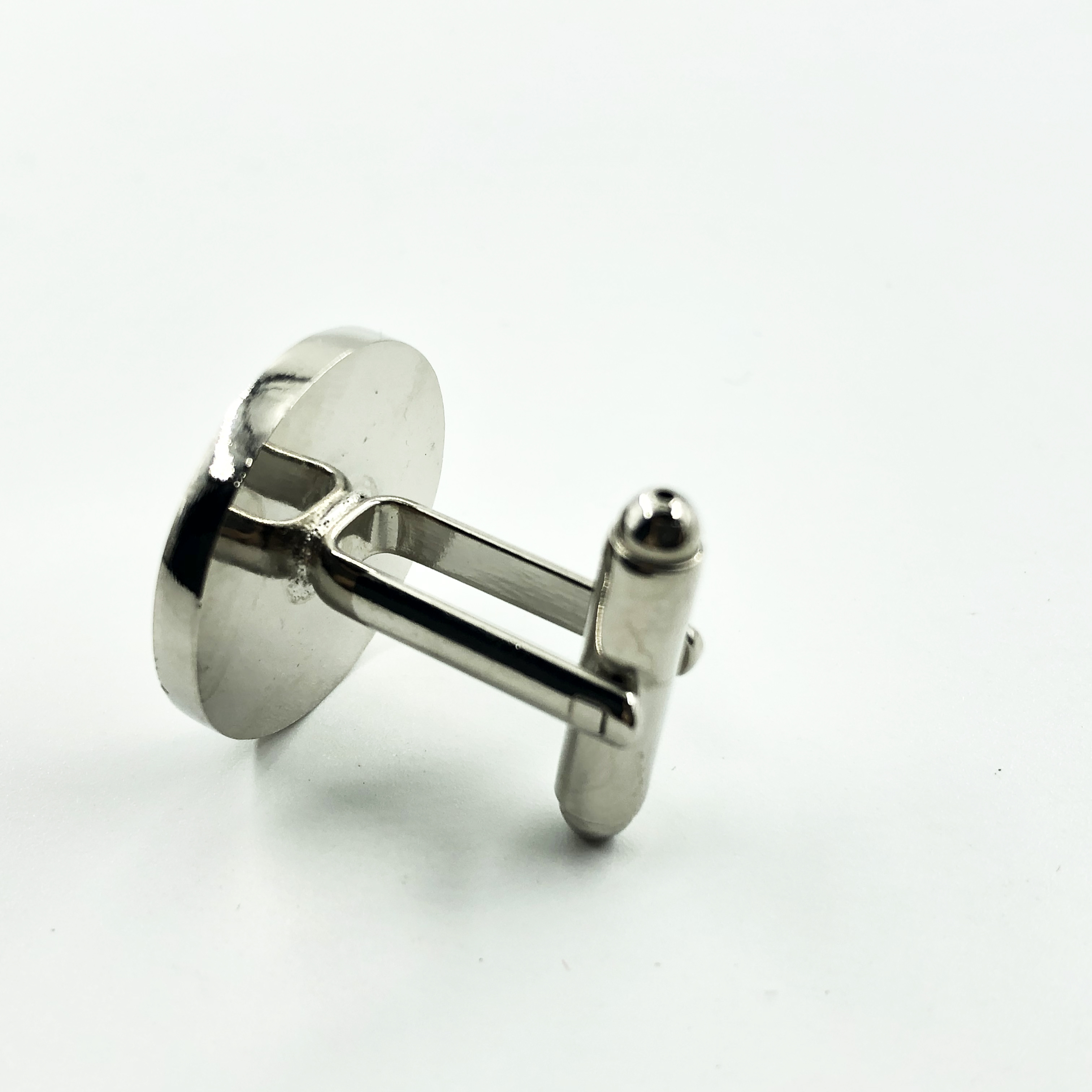Blank Metal Cufflink Men Gift Custom Laser Logo Personalised With Box Packaging