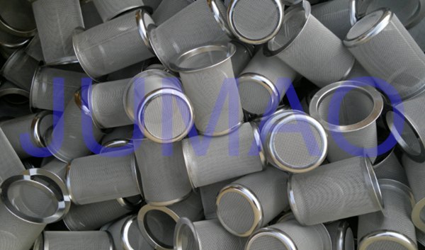 304 Stainless Steel Filter Basket , Food Grade Basket Filter Strainer Element
