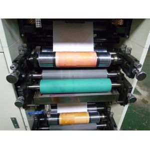 Courier Receipt Flexo Label Printing Machine 4 5 6 Colours
