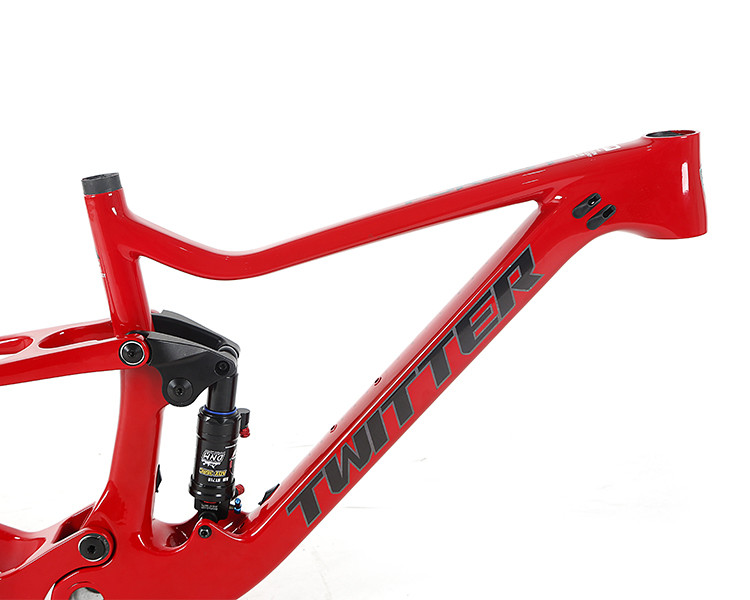 15"17" 19" Carbon Fiber Full Suspension MTB Frame With DNM Rear Shox