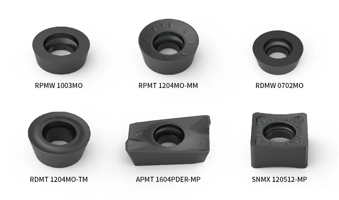 0.20-2.70mm/Rev RPMW 1003MO CNC Milling Insert Carbide Inserts For Hardened Steel