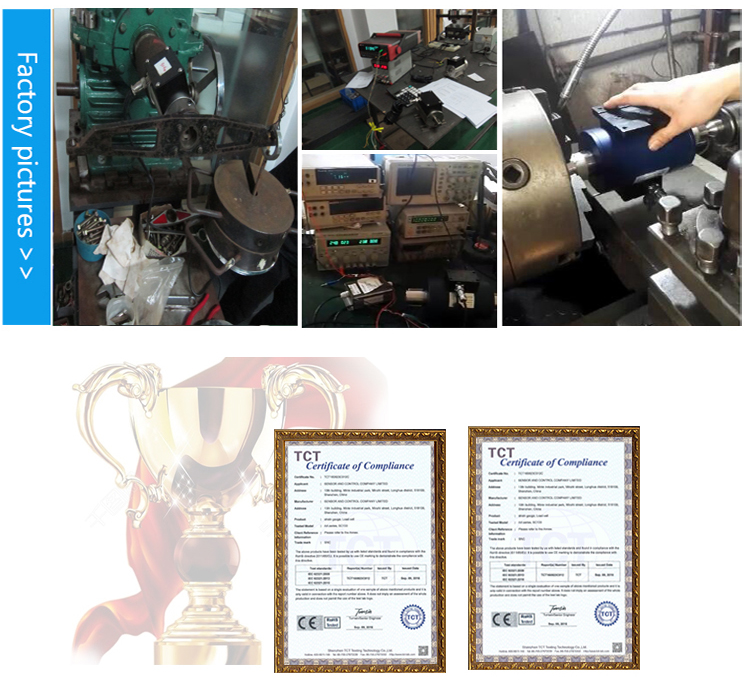 ZHKY901 torque sensor 50N.m 100N.m 200N.m 500Nm 1000Nm dynamic rotary torque sensor transducer meter