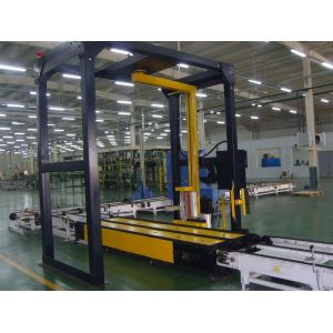 China Adjustable Automatic Stretch Wrap Machine With Hydraulic Jack OEM on sale