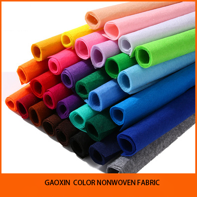 Colorful Christmas Tree DIY Felt Nonwoven Fabric in 1mm-5mm Thickness with Spunlace
