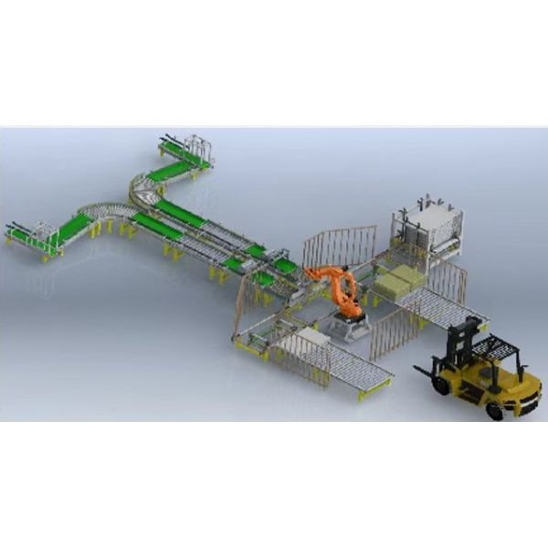 High Intelligent Robot Palletizer Palletizing Robot Arm For Handling