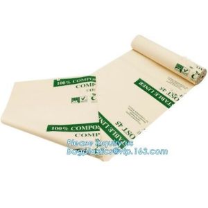 Buy cheap Compostable Disposable Biodegradable Plastic Custom Printed Flat Garbage Bag, from wholesalers