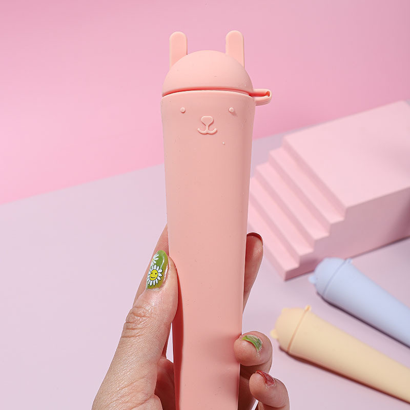 Premium Food-Grade Silicone Popsicle Molds – Crack-Resistant, Odorless & Perfect For Smoothie Pops! Cartoon Ice Pop Molds BPA-free Silicone Leak-proof