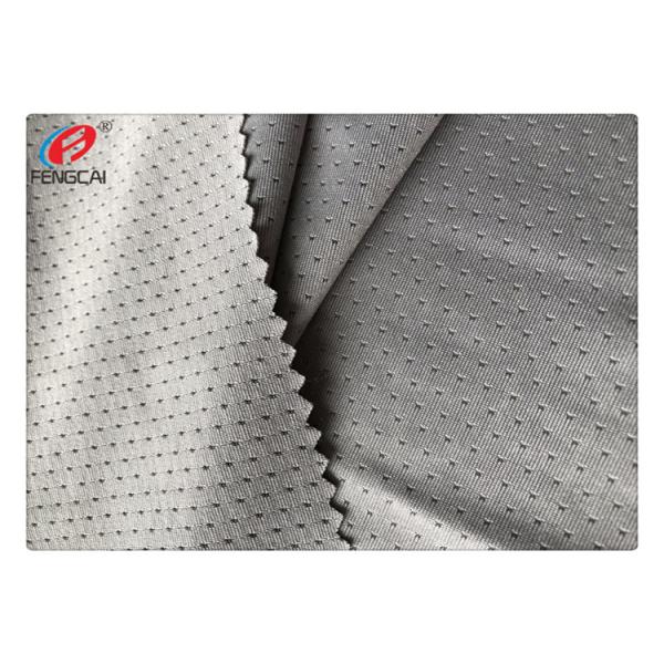 Weft Knitted Stretchy Mesh Fabric For Sportswear T Shirt